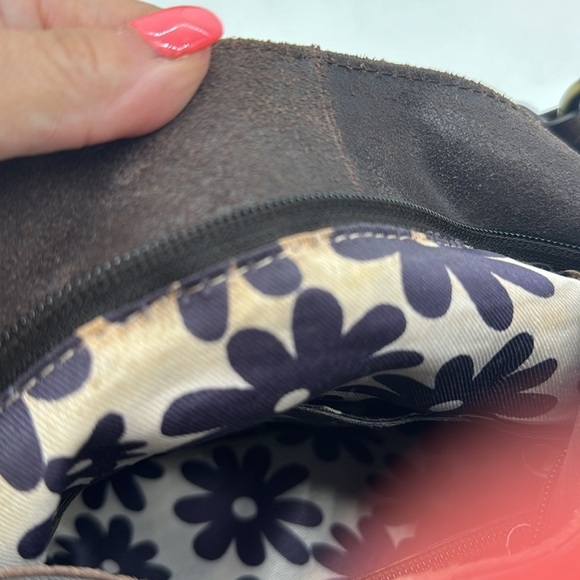 Nino Bossi Brown Leather Shoulder Bag BRN6231B - Picture 8 of 15